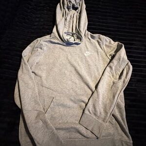 Nike Men's Heather Gray Hoodie